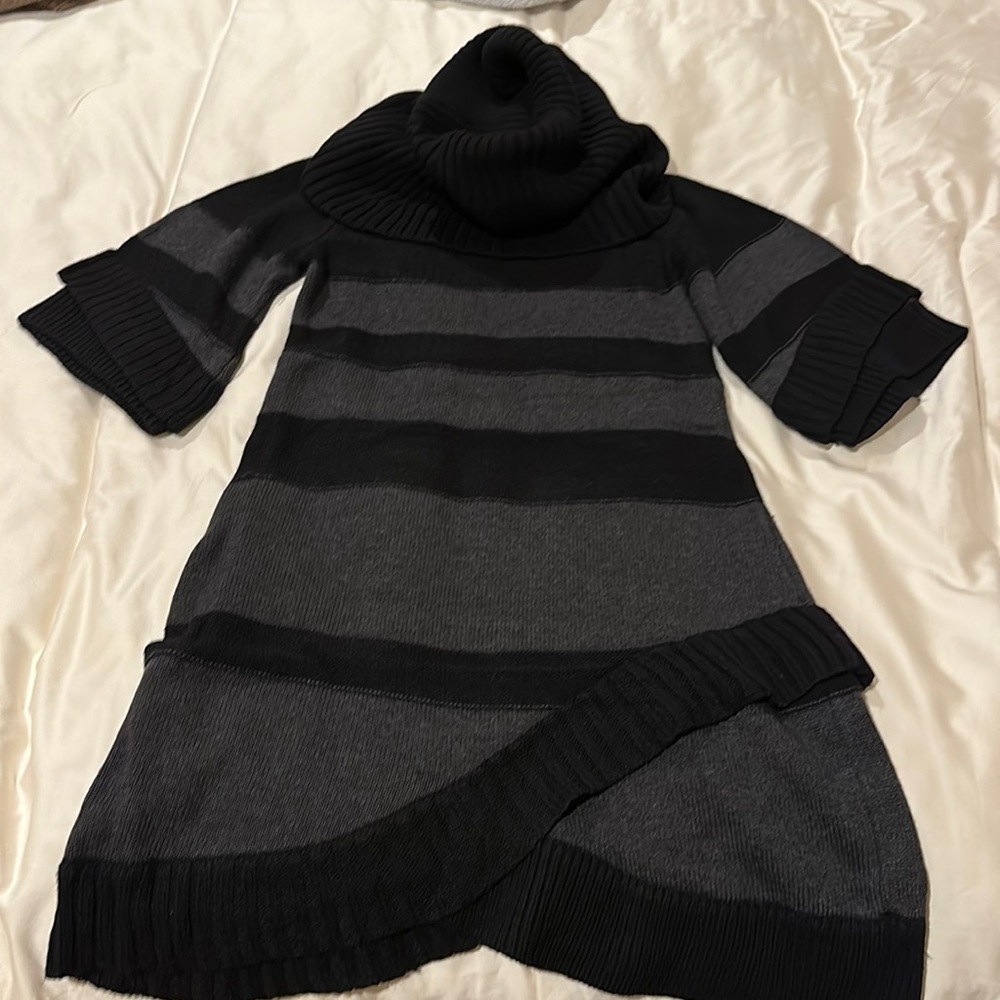 Alice and Olivia sweater dress with large cowl neck